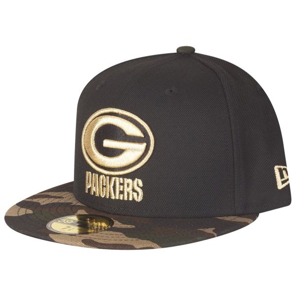 New Era 59Fifty Fitted Cap - GOLD Green Bay Packers camo