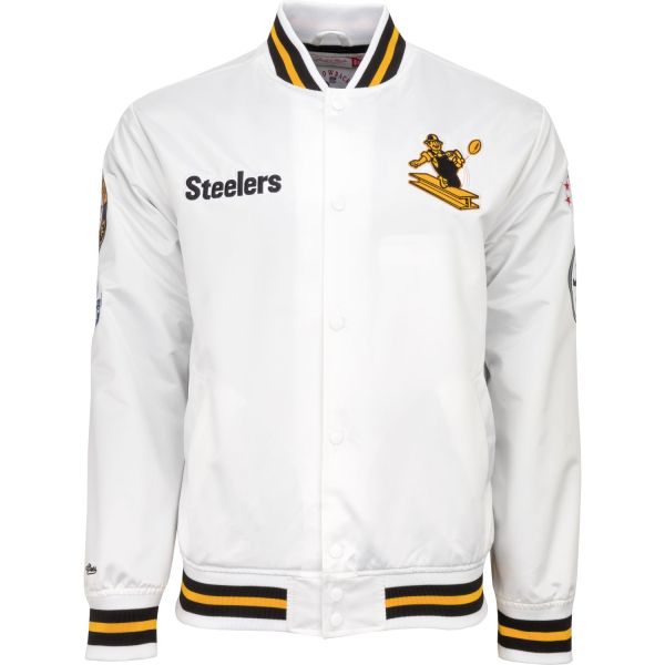 City Collection Lightweight Satin Veste Pittsburgh Steelers