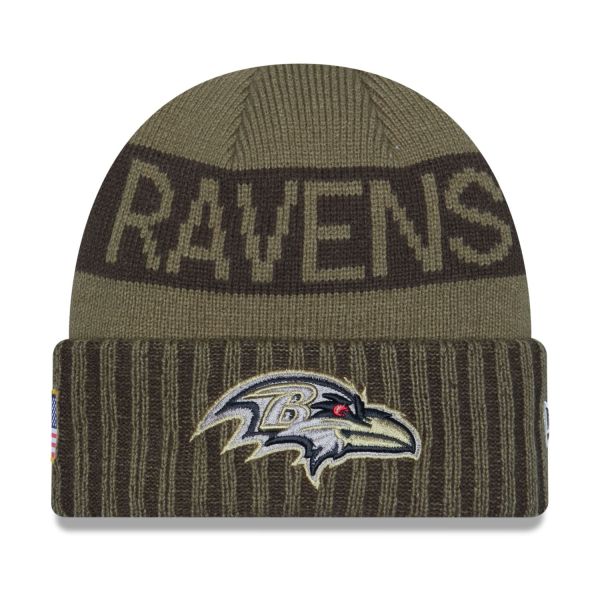 New Era Wintermütze - SALUTE TO SERVICE Baltimore Ravens