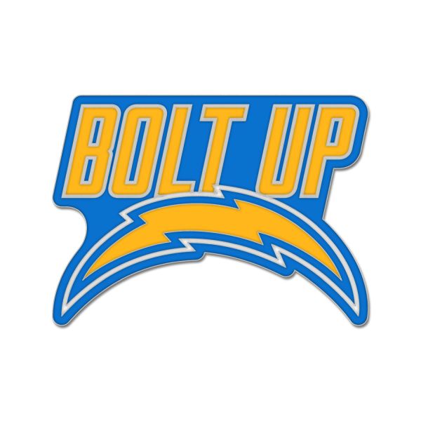 NFL Universal Jewelry Caps PIN Los Angeles Chargers SLOGAN
