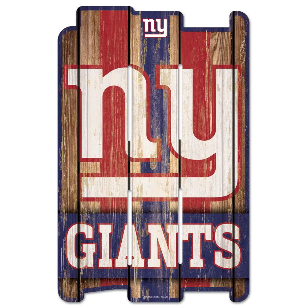 amfoo - Wincraft PLANK Holzschild Wood Sign - NFL New York Giants