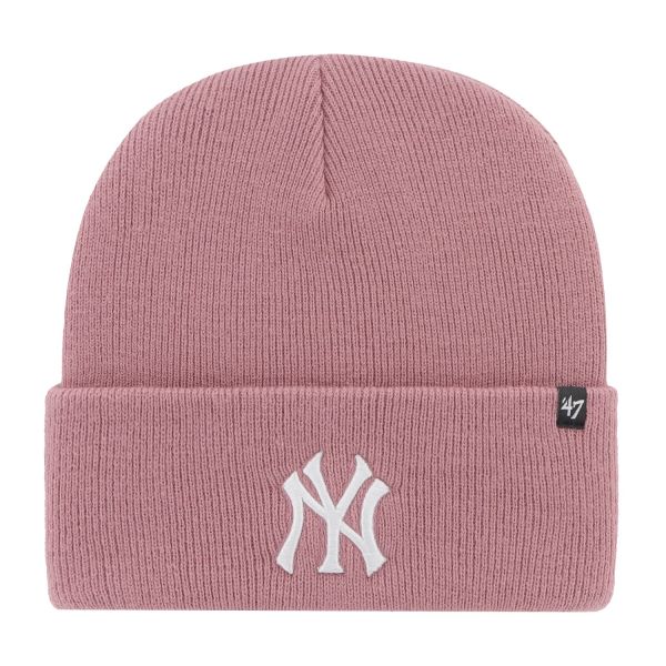 47 Brand Knit Bonnet - HAYMAKER New York Yankees mauve