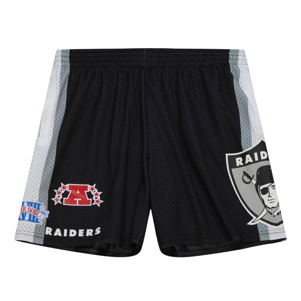 M&N NFL Oakland Raiders Hometown Mesh Shorts