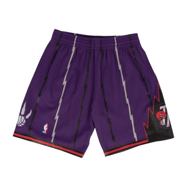 M&N NBA Toronto Raptors Road 1998-99 Swingman Shorts
