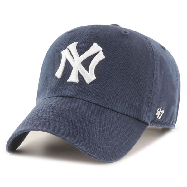 47 Brand Strapback Cap - CLEAN UP New York Yankees navy
