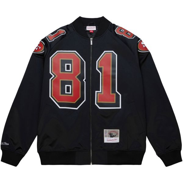 M&N Satin Bomber Veste - San Francisco 49ers Terrell Owens