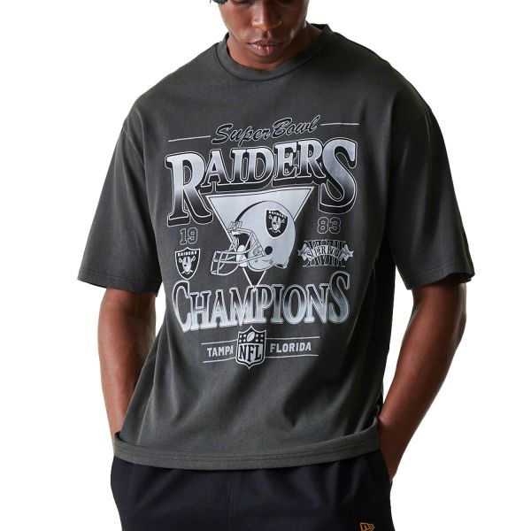 New Era Oversized Shirt - WASHED Las Vegas Raiders