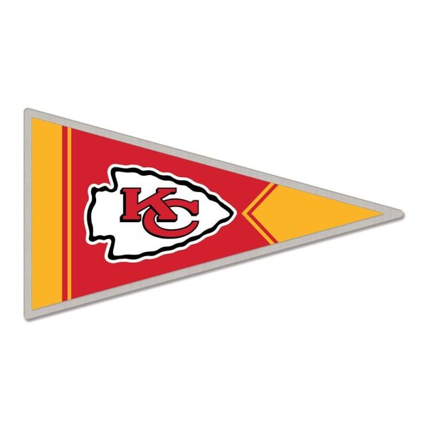 NFL Universal Schmuck Caps PIN Kansas City Chiefs Wimpel