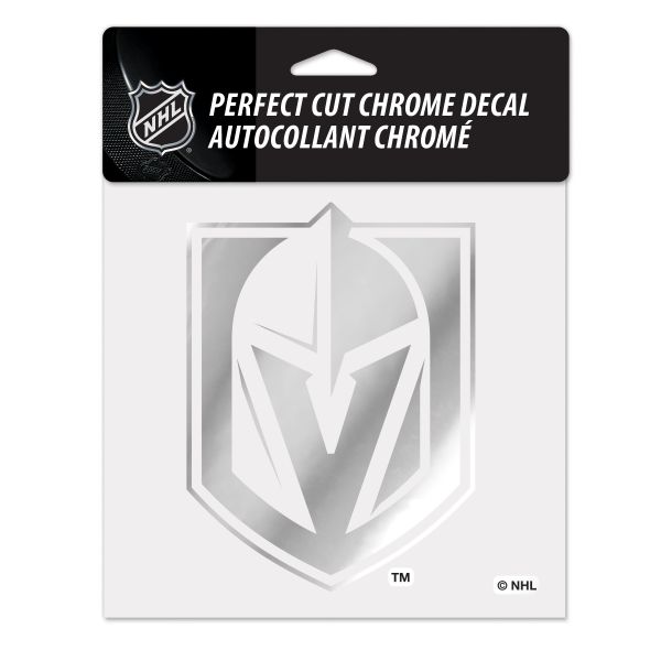 NHL Decal Sticker 15x15cm - CHROME Vegas Golden Knights