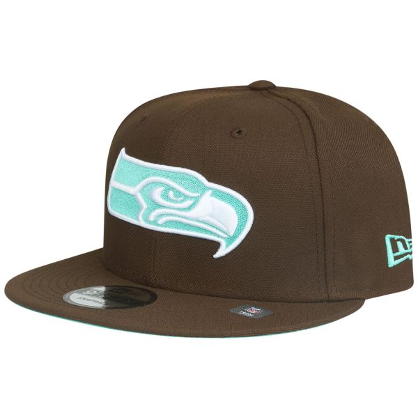 New Era 9Fifty Snapback Cap - Seattle Seahawks walnut braun