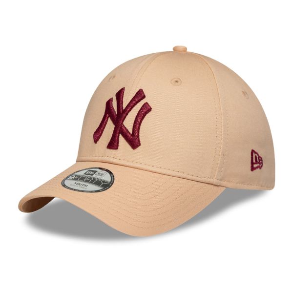 New Era 9Forty Enfants Cap - METALLIC New York Yankees rose