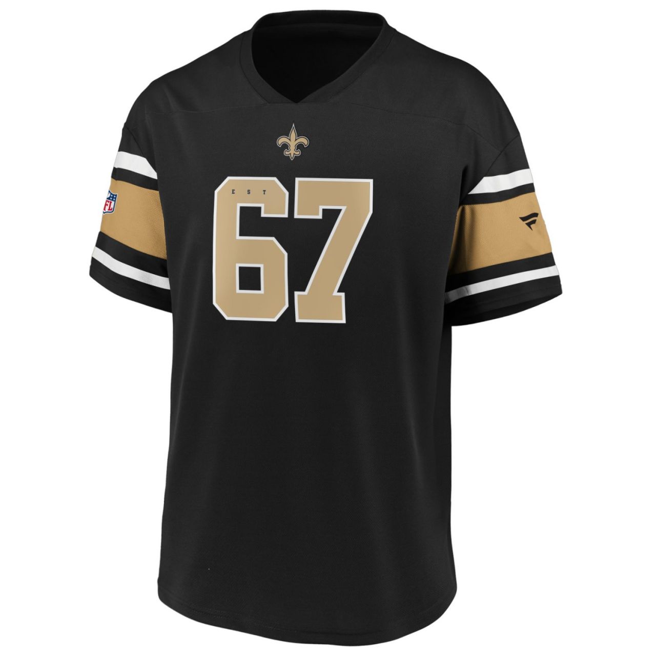 amfoo - Iconic Poly Mesh Supporters Jersey - New Orleans Saints