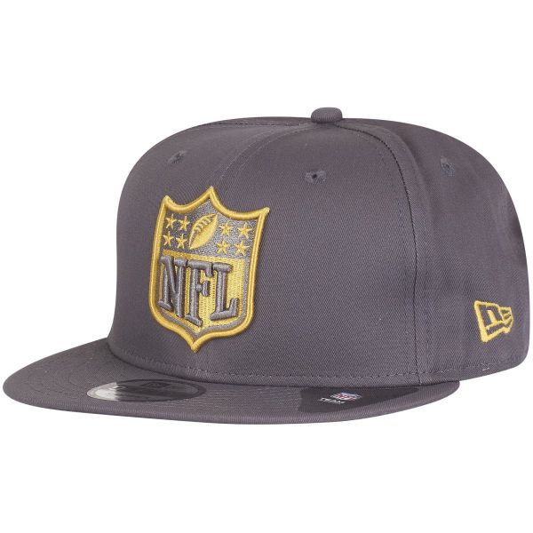 New Era 9Fifty Snapback Cap - NFL Shield graphite / gold