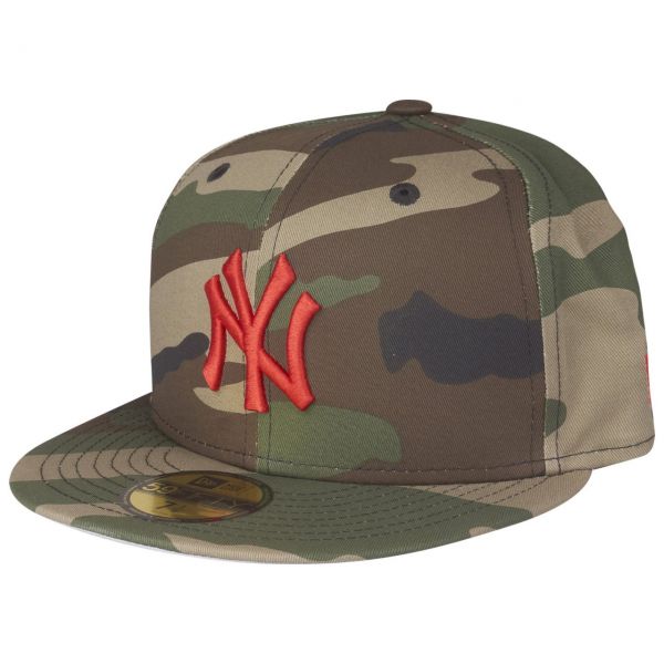 New Era 59Fifty Fitted Cap - MLB New York Yankees wood camo