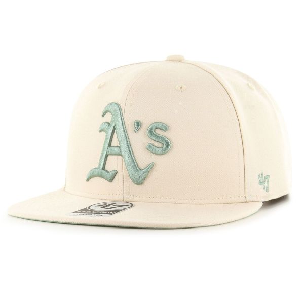 47 Brand Snapback Cap - CAPTAIN Oakland Athletics natural