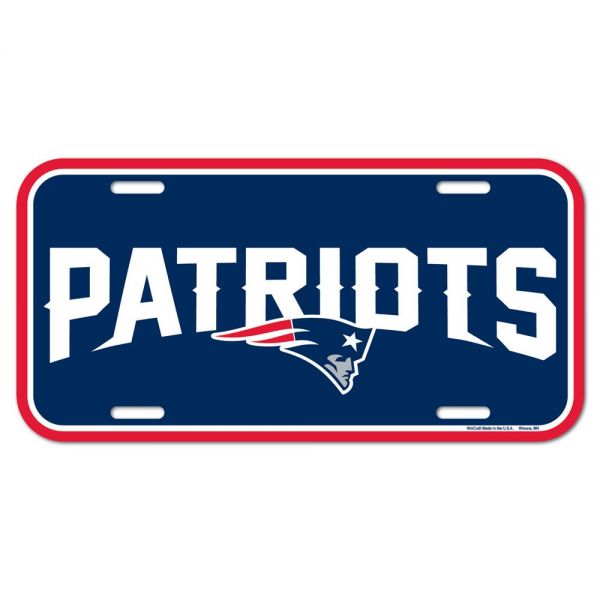 Wincraft NFL License Plate Sign - New England Patriots