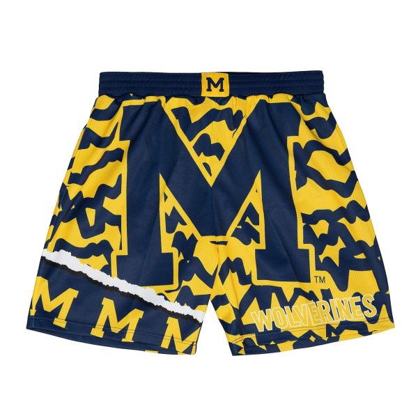 M&N University of Michigan JUMBOTRON Shorts