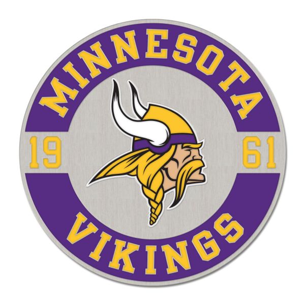 NFL Universal Bijoux Caps PIN Minnesota Vikings Established