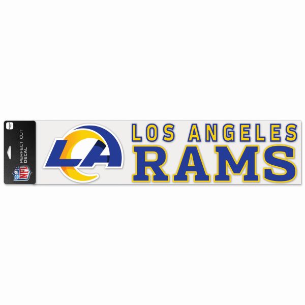 NFL Perfect Cut XXL Autocollant 10x40cm Los Angeles Rams