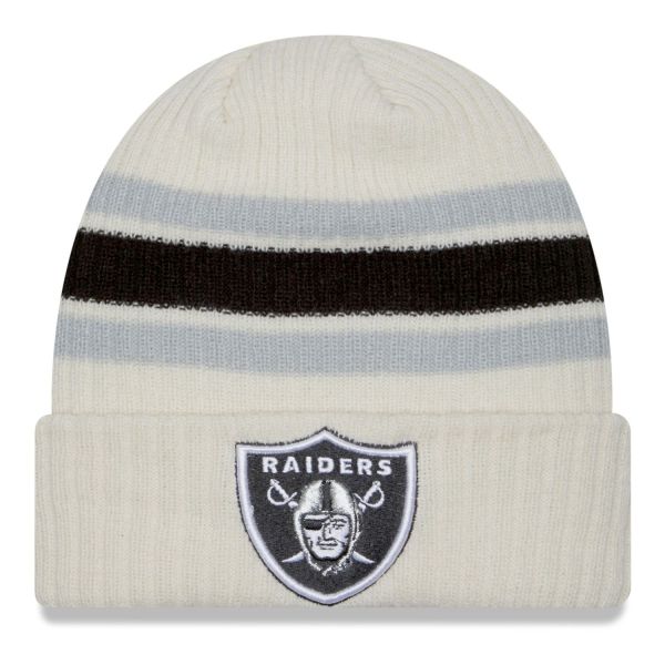 New Era Wintermütze Beanie - VINTAGE Las Vegas Raiders beige