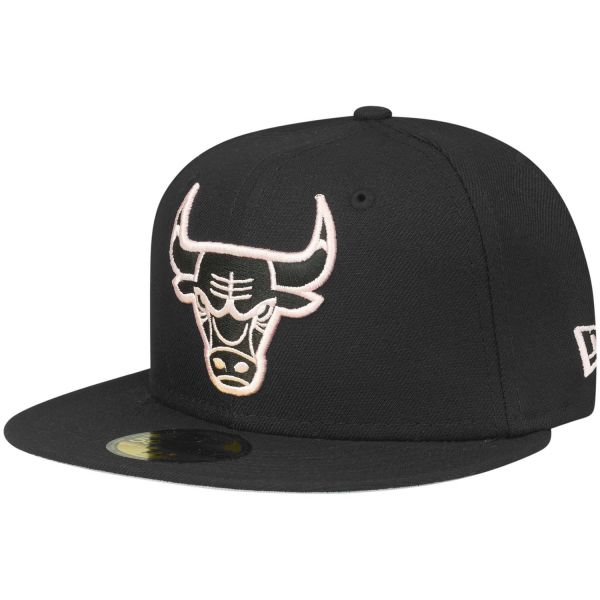 New Era 59Fifty Fitted Cap - Chicago Bulls schwarz / rosa