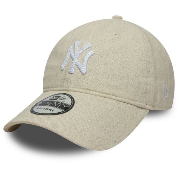 New Era 9Twenty Casual Cap - LEINEN New York Yankees beige