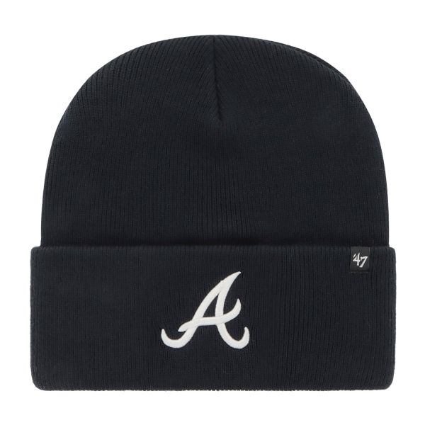 47 Brand Knit Beanie - HAYMAKER Atlanta Braves navy