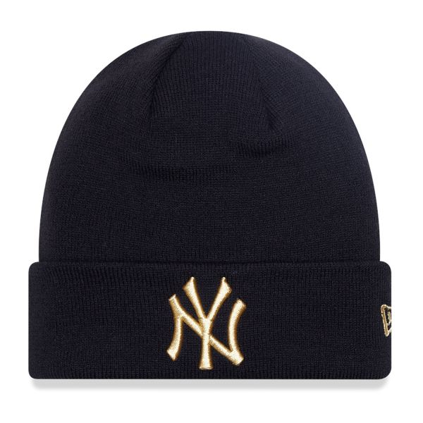 New Era Wintermütze Beanie - METALLIC GOLD New York Yankees