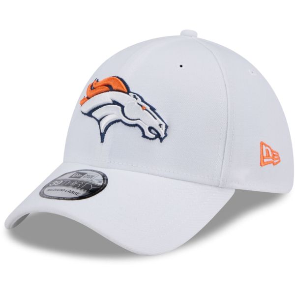 New Era 39Thirty Stretch Cap - Denver Broncos weiß
