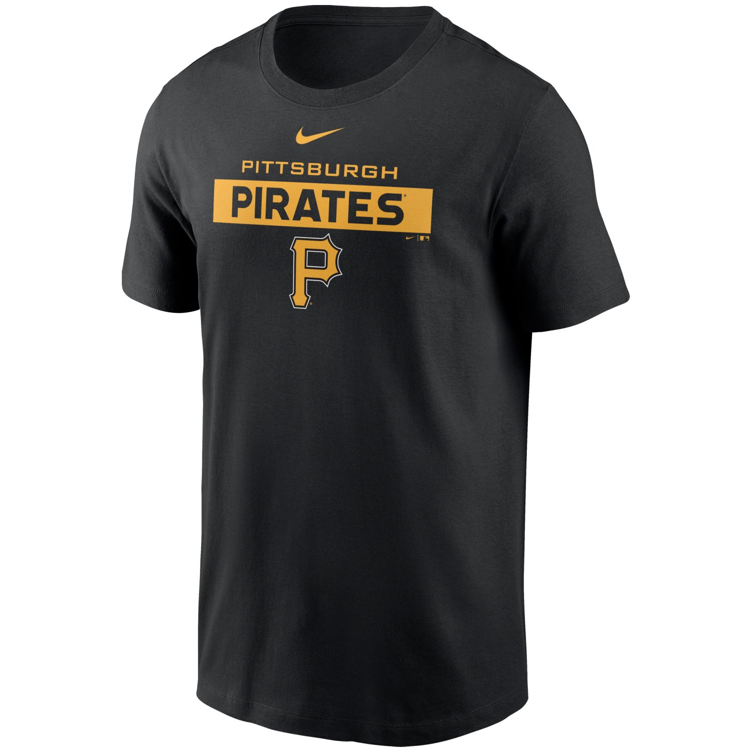 Nike MLB Essential Shirt - Pittsburgh Pirates schwarz | Shirts ...