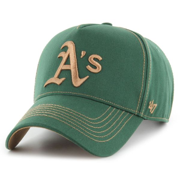 47 Brand Adjustable Cap - CONTRAST Oakland Athletics vert