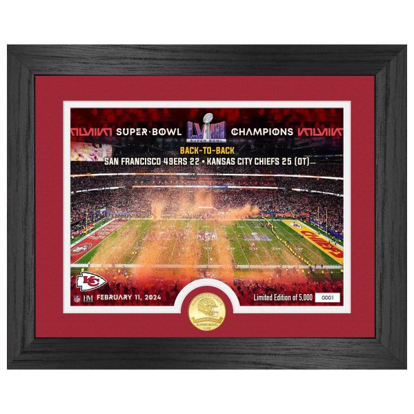 Kansas City Chiefs Super Bowl LVIII Celebration Coin Bild