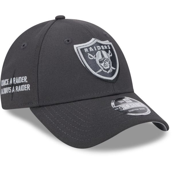 New Era 9Forty Stretch Cap NFL 2024 DRAFT Las Vegas Raiders