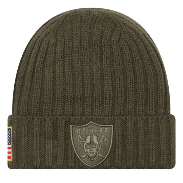 New Era Salute to Service Wintermütze - Oakland Raiders