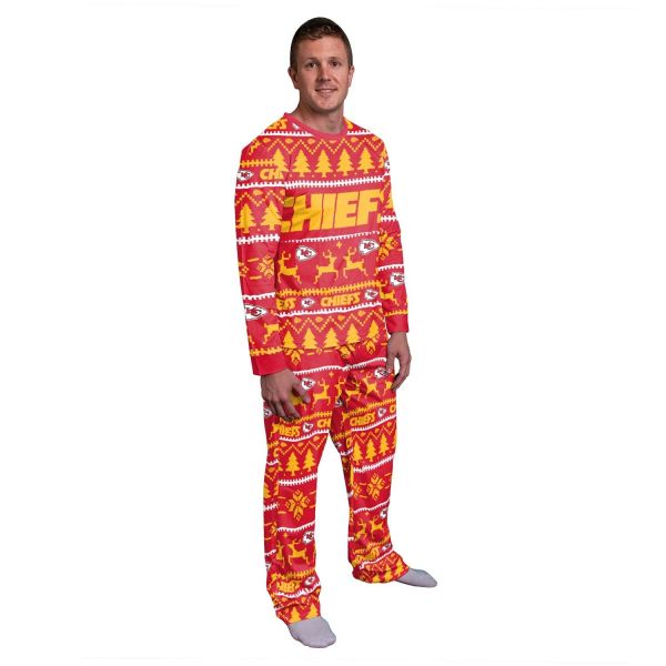 NFL Winter XMAS Pyjama Schlafanzug - Kansas City Chiefs