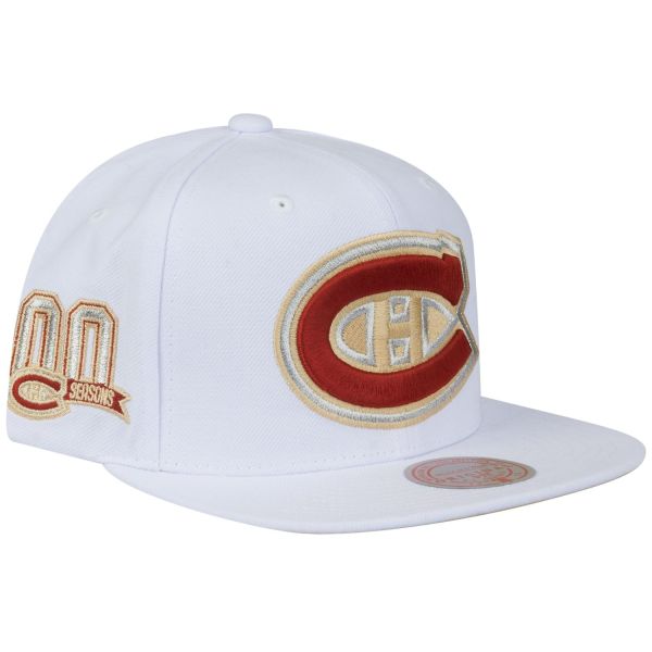Mitchell & Ness Snapback Cap WINTER WHITE Montreal Canadiens