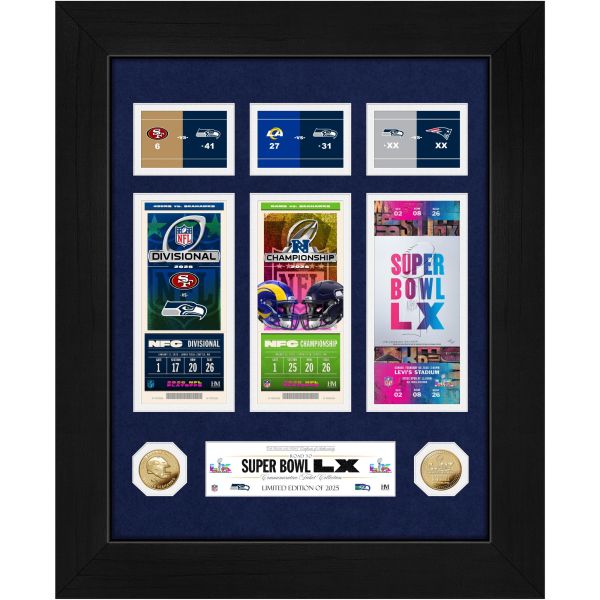 Seattle Seahawks Super Bowl LV Ticket Road Deluxe Mint