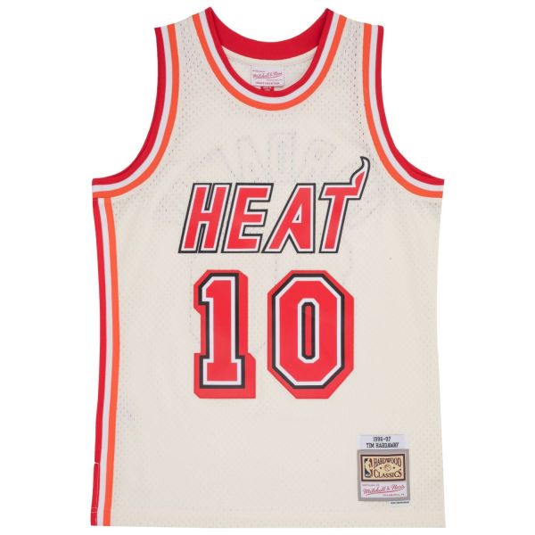 Swingman Jersey Miami Heat OFF-WHITE Tim Hardaway