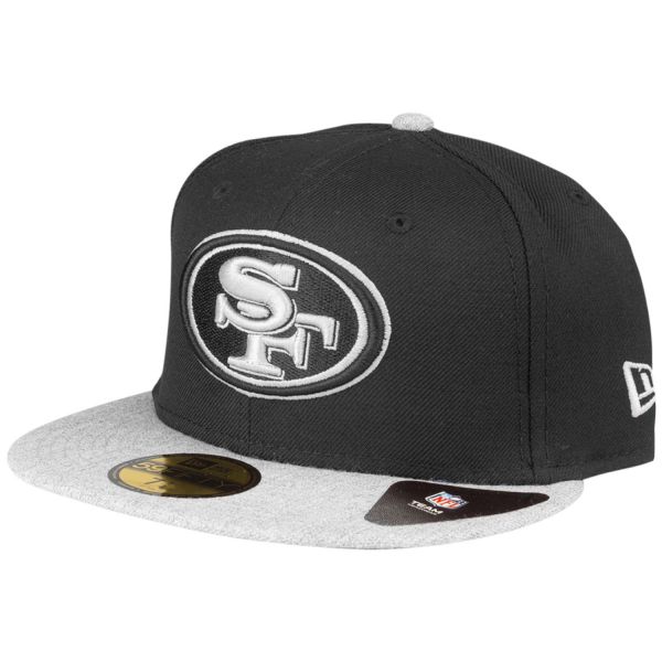 New Era 59Fifty Cap - HEATHER BLACK San Francisco 49ers