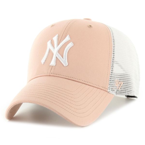 47 Brand Trucker Cap - BRANSON New York Yankees dusty mauve