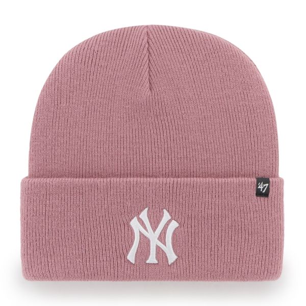 47 Brand Beanie Wintermütze - HAYMAKER NY Yankees mauve