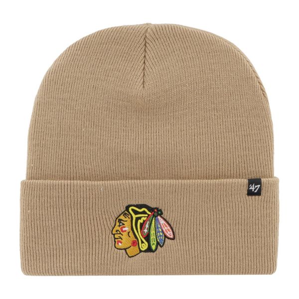 47 Brand Wintermütze - HAYMAKER Chicago Blackhawks khaki