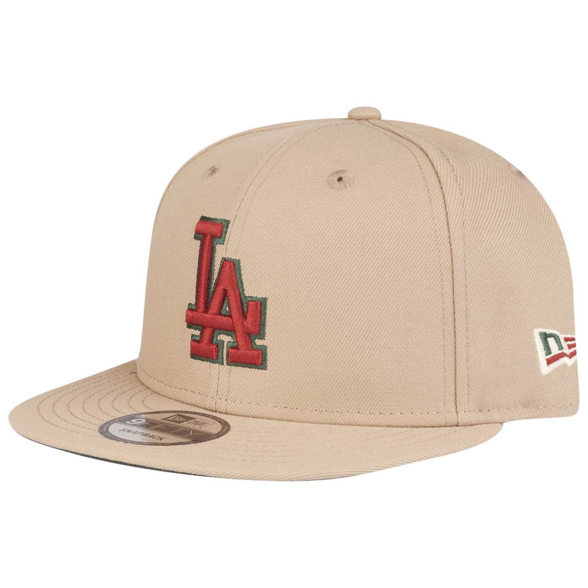 New Era 9Fifty Snapback Cap - Los Angeles Dodgers camel red | Snapback ...