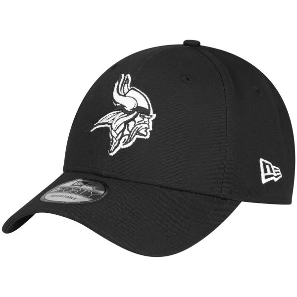 New Era 9Forty Adjustable NFL Cap - BLACK Minnesota Vikings