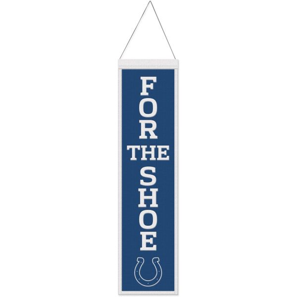 Indianapolis Colts SLOGAN NFL Wool Banner 80x20cm