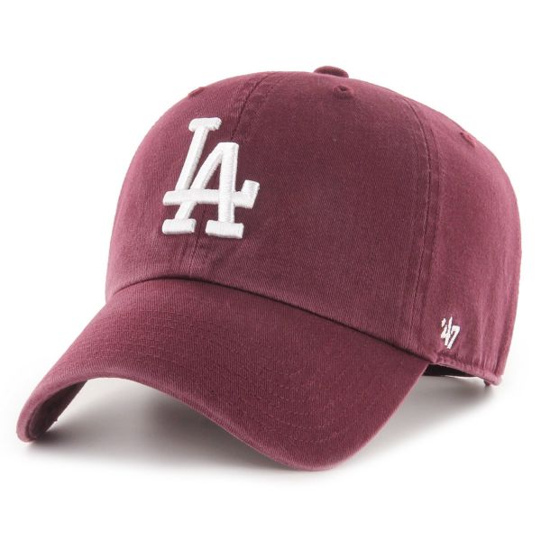 47 Brand Adjustable Cap - CLEAN UP LA Dodgers maroon