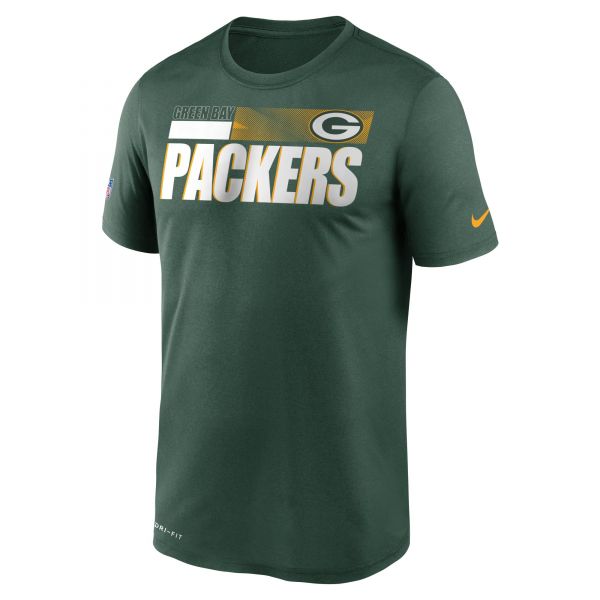 Nike Dri-FIT Legend Shirt - SIDELINE Green Bay Packers | Shirts ...