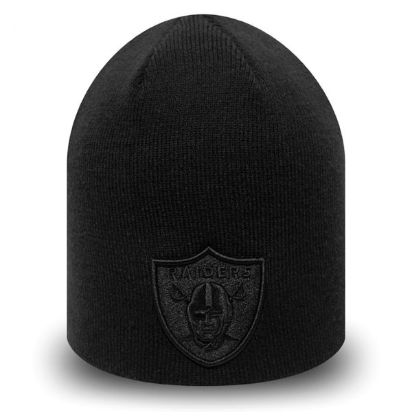 New Era Knit Bonnet d'hiver SKULL Beanie - Oakland Raiders