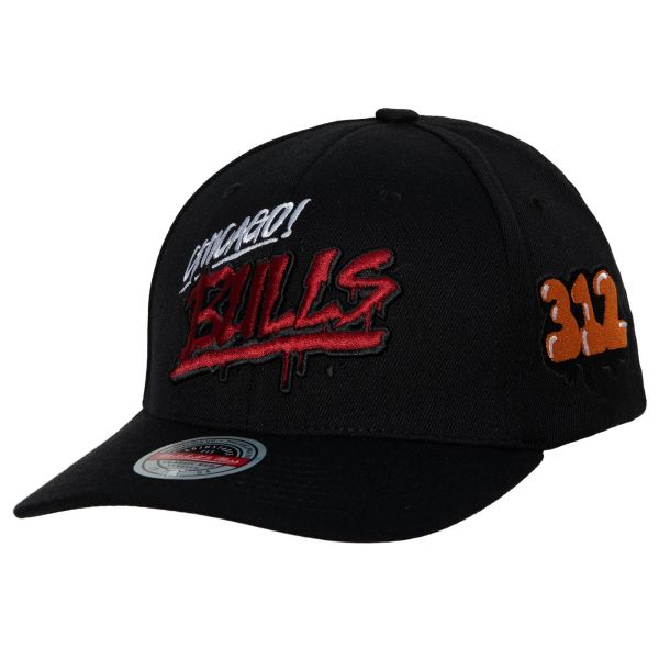 Mitchell & Ness Snapback Cap - SLAP STICKER Chicago Bulls