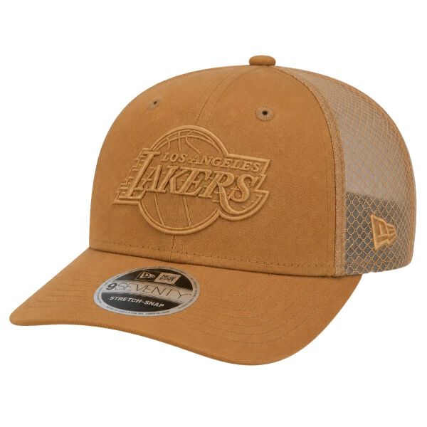 New Era 9Seventy Trucker Cap - Los Angeles Lakers camel